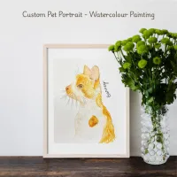 Custom Pet Portrait - Watercolour Painting  – Image 4