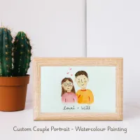 Custom Couple/Family Portrait - Watercolour Painting – Image 1