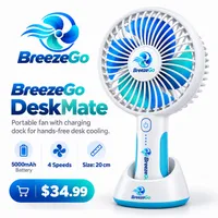 BreezeGo DeskMate Portable Fan – Image 1