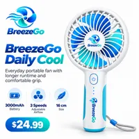 BreezeGo Daily Cool Portable Fan – Image 1