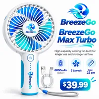 BreezeGo Max Turbo Portable Fan – Image 1