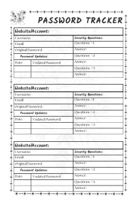 Password Book With Internet Address And Password Organizer Logbook – Image 2