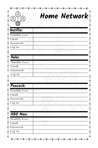 Password Book With Internet Address And Password Organizer Logbook – Image 3
