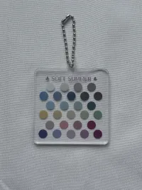 Color Palette Keychain – Soft Summer