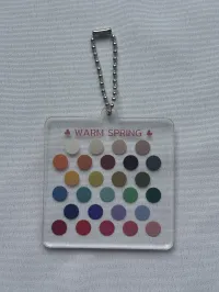 Color Palette Keychain – Warm Spring