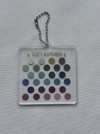 Color Palette Keychain – Soft Autumn
