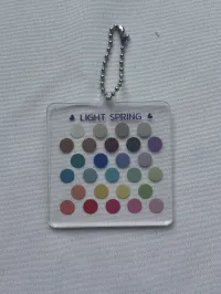 Color Palette Keychain – Light Spring