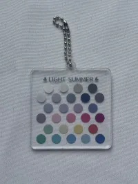 Color Palette Keychain – Light Summer