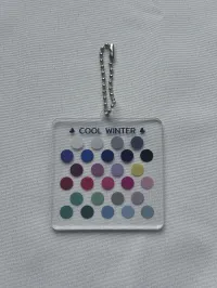 Color Palette Keychain – Cool Winter