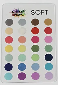 6 Color Code Clear Card – Soft
