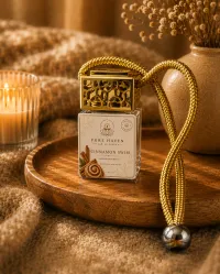 Golden Top Car Diffuser – 2 Oz / 57g – Cinnamon swirl