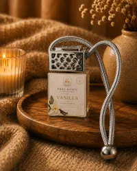 Car Diffuser – Silver Top | 2 Oz / 57 g – Vanilla 