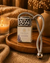 Car Diffuser – Silver Top | 2 Oz / 57 g – Lavender 