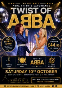 Twist of ABBA Tribute Night 10th October 2026 – Image 1