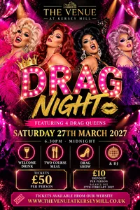 Drag Cabaret Show. 27th March 2027 Deposit Payment – Image 1