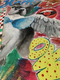 Origineel handgeschilderd schilderij – Pop Art Hond – Image 2