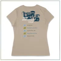 20th Anniversary District® Women’s Perfect Tri® Tee DM130L – Desert Tan Heather, X-Small
