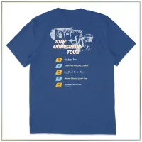 20th Anniversary Allmade® Unisex Recycled Blend Tee AL2300 – Salvaged Navy Heather, X-Small