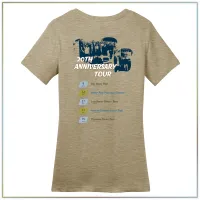20th Anniversary District® Women’s Perfect Weight® Tee DM104L – Heathered Latte, X-Small