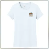 20th Anniversary District® Women’s Perfect Weight® Tee DM104L – Image 2