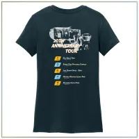 20th Anniversary District® Women’s Perfect Weight® Tee DM104L – New Navy, Small