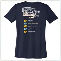 20th Anniversary Port & Co™ Women’s Performance Tee LPC380 – Deep Navy, X-Large