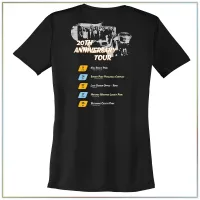 20th Anniversary Port & Co™ Women’s Performance Tee LPC380 – Jet Black, X-Small