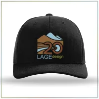 20th Anniversary Richardson Trucker Cap 112 – Black
