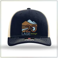 20th Anniversary Richardson Trucker Cap 112 – Navy/Khaki