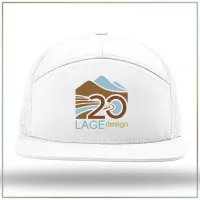 20th Anniversary Richardson 7-Panel Trucker Cap 168 – White