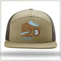 20th Anniversary Richardson 7-Panel Trucker Cap 168 – Khaki/Brown