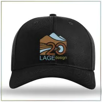 20th Anniversary Richardson Pro Twill Snapback 212 – Black