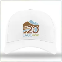 20th Anniversary Richardson Pro Twill Snapback 212 – White