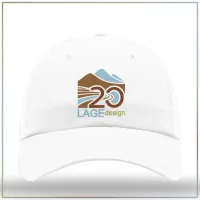20th Anniversary *Dad Hat* Richardson  Relaxed Performance Lite Cap 220 – White