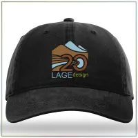 20th Anniversary Richardson *Dad Hat* Cotton Twill Cap 326 – Black