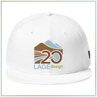 20th Anniversary New Era® Flat Bill Snapback NE4020 – White