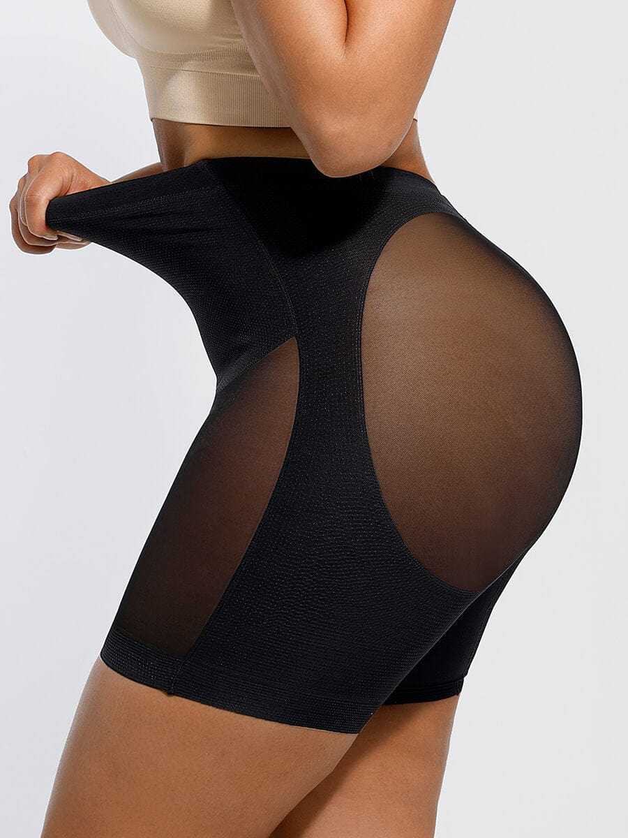 Phatkool Low-Waist Tummy Control Butt Lifter – Black, S