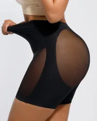 Phatkool Low-Waist Tummy Control Butt Lifter – Black, XL