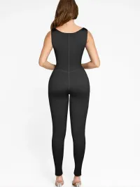 Sauna sport bodysuit – Black,  S