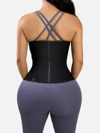The Sauna Tummy Control waist-trainer – M, black, 65% polyester & 35% latex