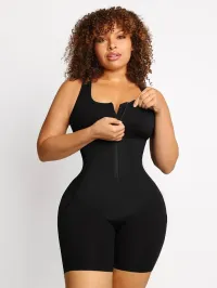 Sauna Romper with Pockets – Black,  L