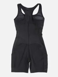 Sauna Romper with Pockets – Black, XXL