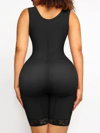 Post-Surgical Tummy Control Body Shaper with Chest Support – Image 8