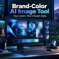 Custom Brand-Color AI Image Tool – Image 1