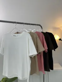 V05- เสื้อยืด คอกลม สวมใส่ง่ายผ้านุ่มสบายผิว – Image 7