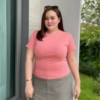 V05- เสื้อยืด คอกลม สวมใส่ง่ายผ้านุ่มสบายผิว – Image 3