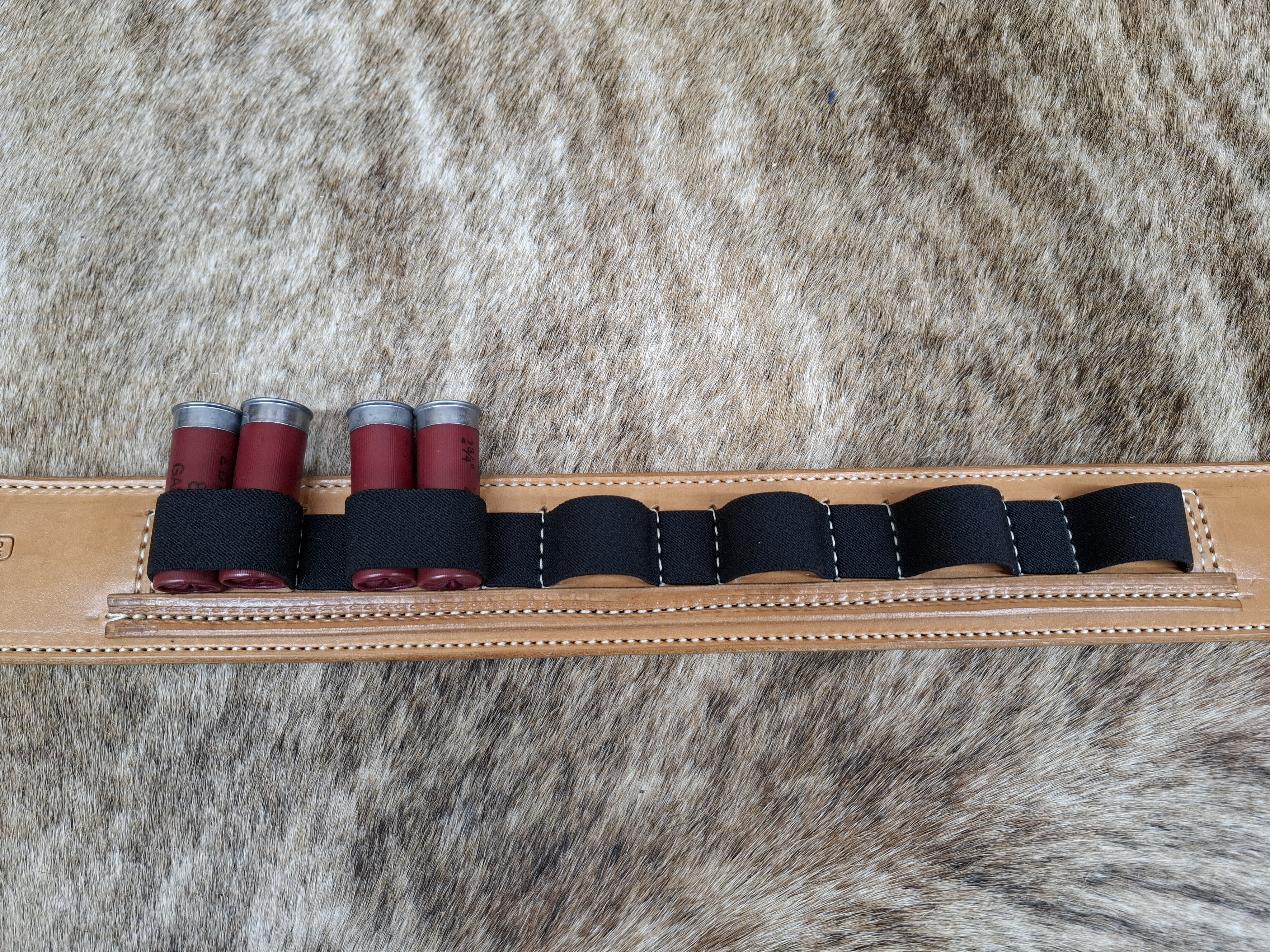 Shotgun Belt-With Elastic Bullet loops – Image 2
