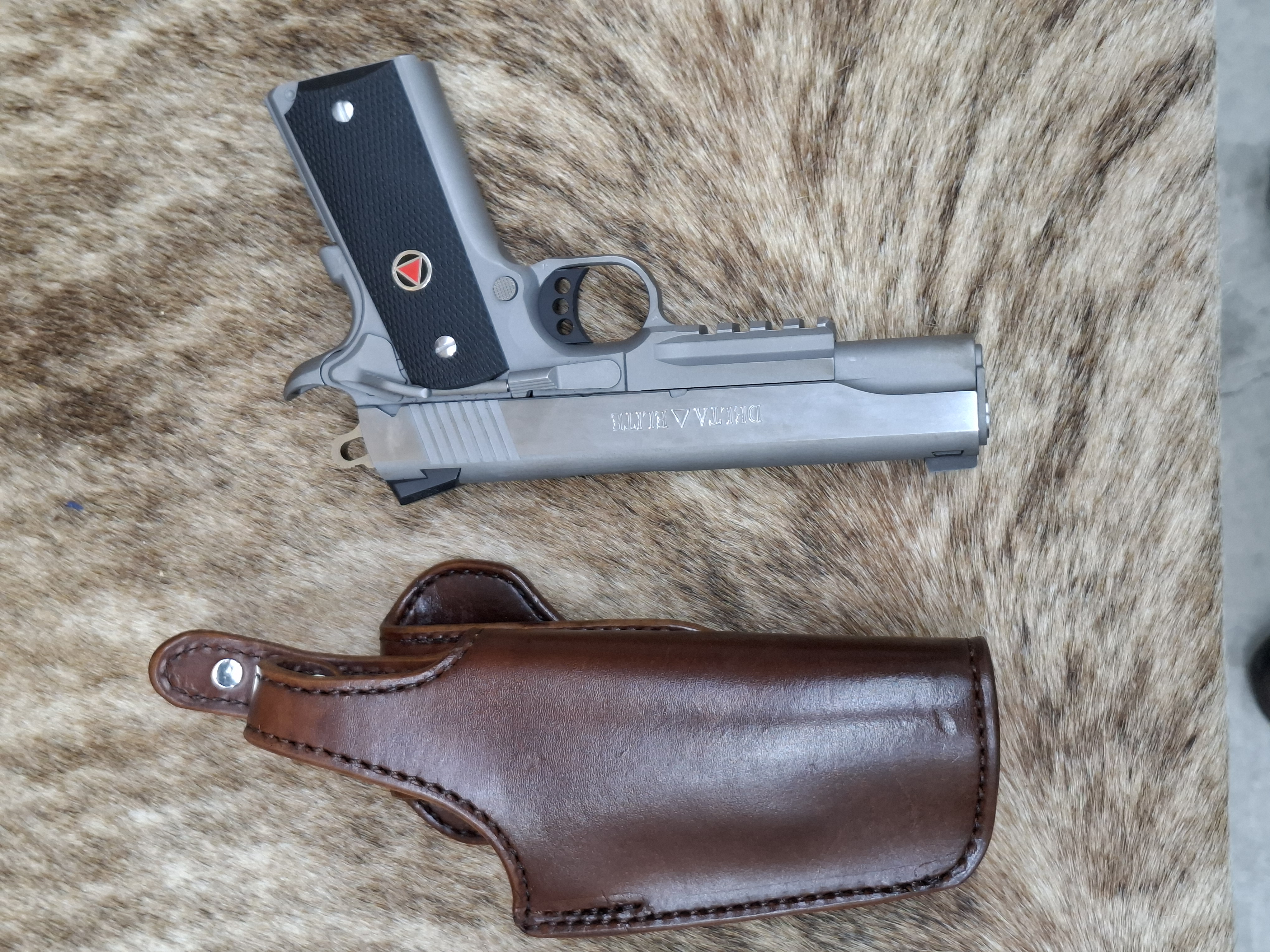 Custom Holster with thumb break-Colt Delta Elite – Image 2