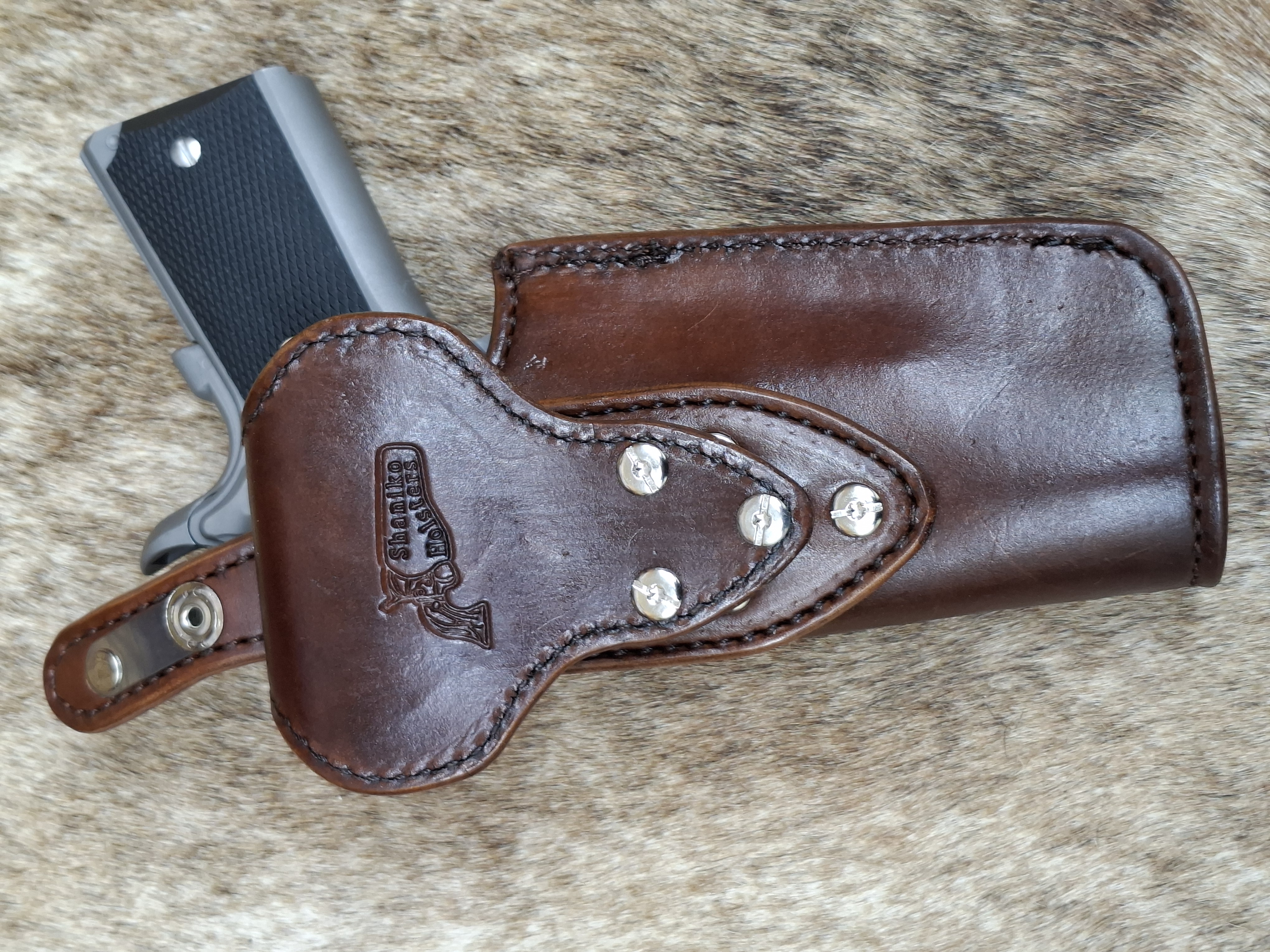 Custom Holster with thumb break-Colt Delta Elite – Image 3