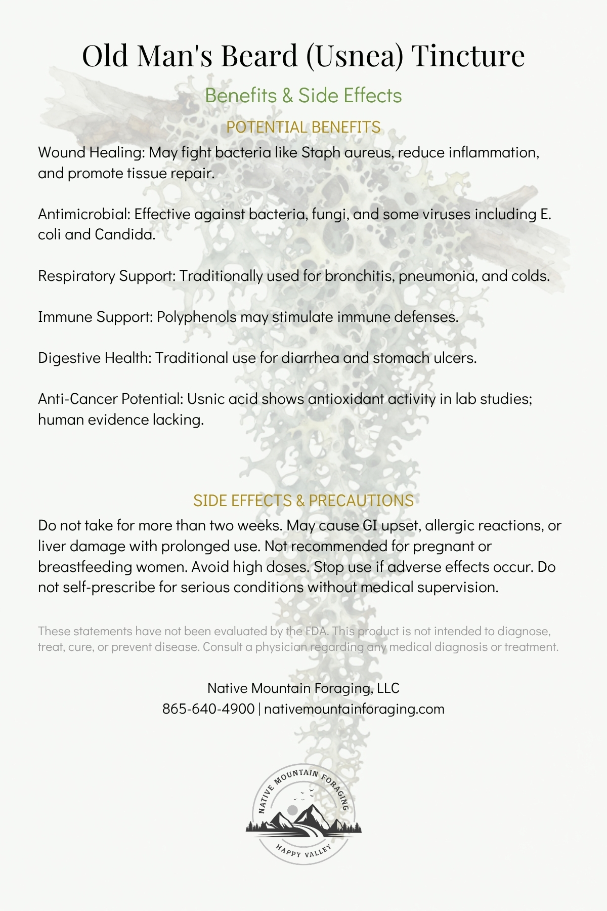 Old Man's Beard Tincture – Image 3